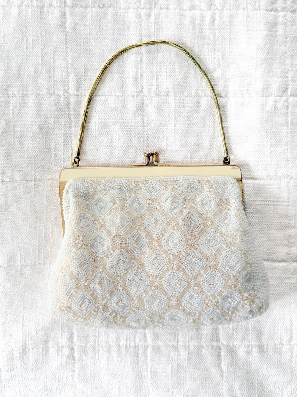 Vintage 1950s Walborg Beaded Purse – Handmade in West Germany